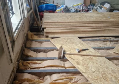 Gestion de l’isolation au sol, rue de Fécamp, Paris 12