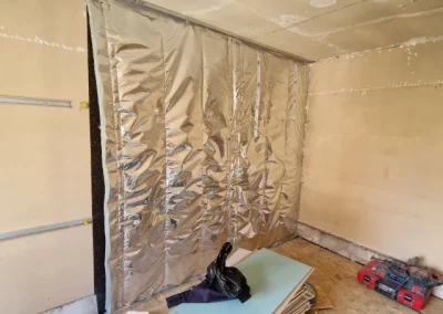 Gestion de l’isolation sur les murs deuxième angle, rue de Fécamp, Paris 12