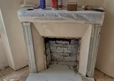 Protection de la cheminée, rue de Fécamp, Paris 12