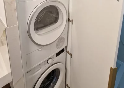 Salle de bain optimisée après travaux de rénovation, rue de Fécamp, Paris 12